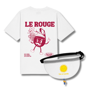 Pack teesh Le Rouge + Sacoche secrète