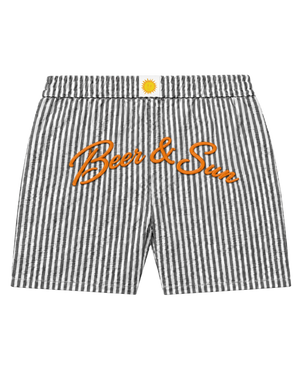 Short de Bain Rayé – Beer & Sun