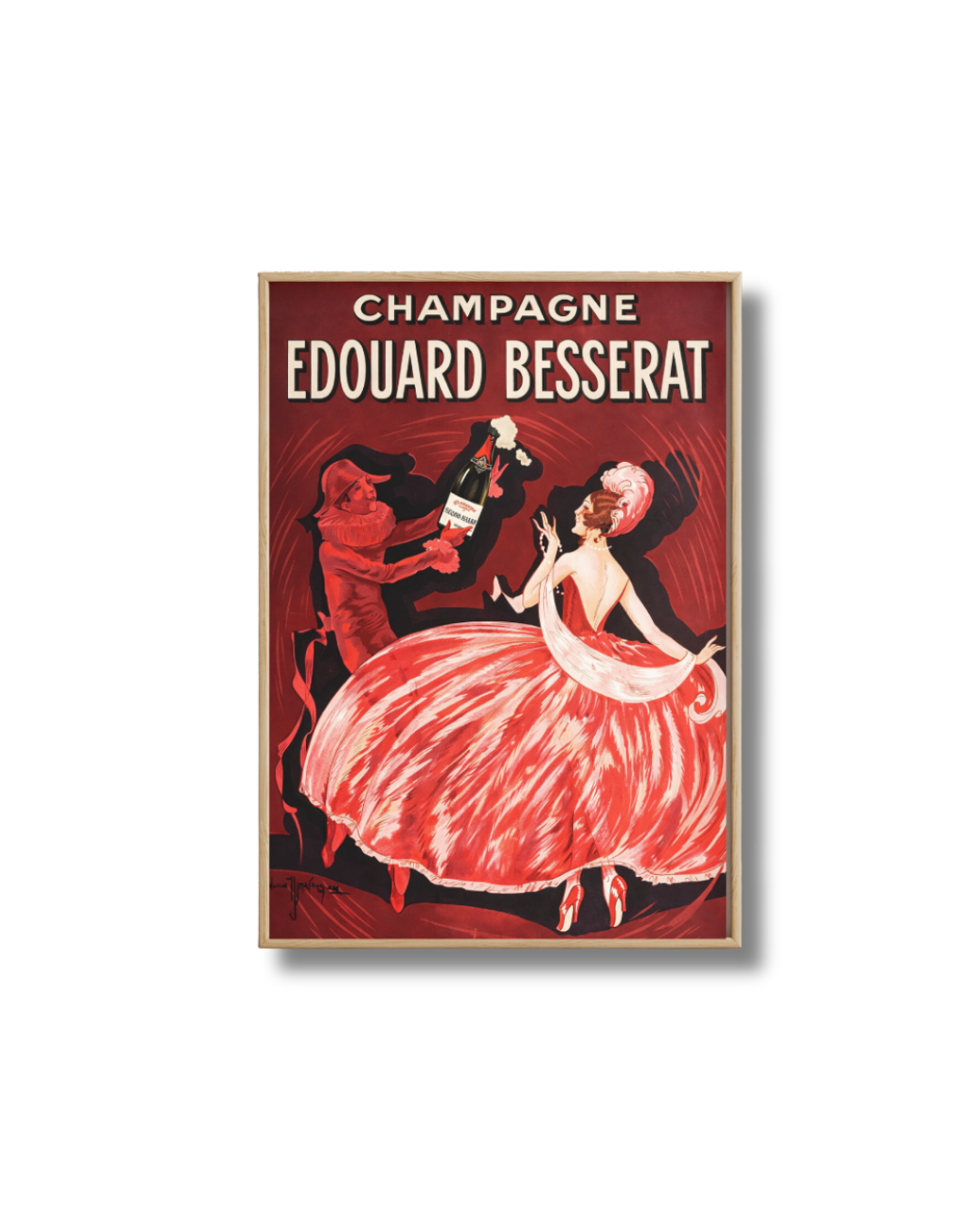 Affiche Champagne – Edouard Besserat Vintage Cabaret