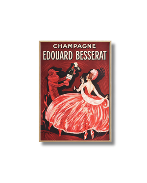 Affiche Champagne – Edouard Besserat Vintage Cabaret