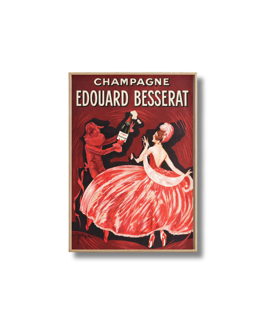 Affiche Champagne – Edouard Besserat Vintage Cabaret