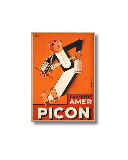 Affiche Bière Picon – L’Apéritif Amer | Poster Vintage Apéro