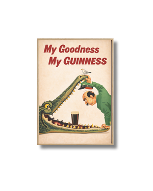 Affiche Guinness My Goodness My Guinness – Crocodile Vintage Déco Pub