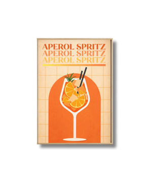 Affiche Spritz Minimaliste – Poster Aperol Spritz Moderne & Design