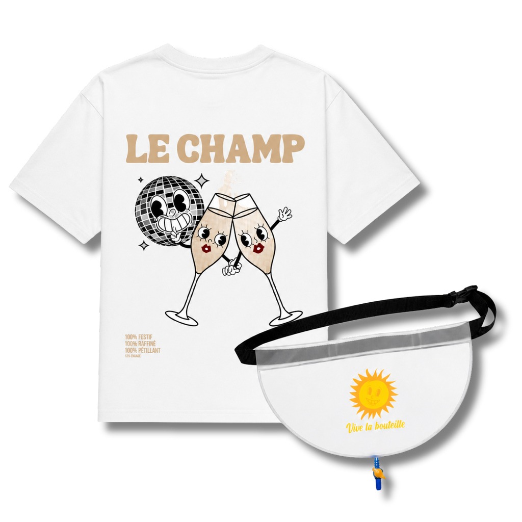 Pack teesh Le Champ + Sacoche secrète