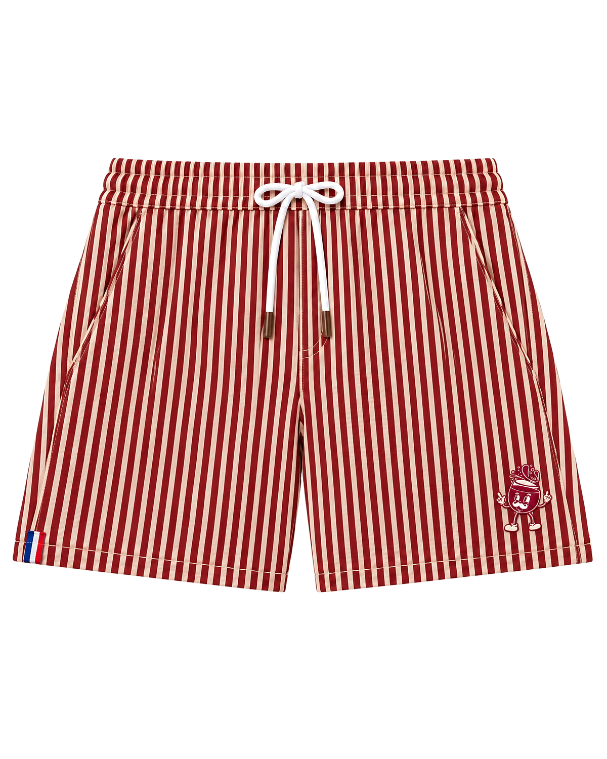Short de Bain Rayé – Wine & Sun