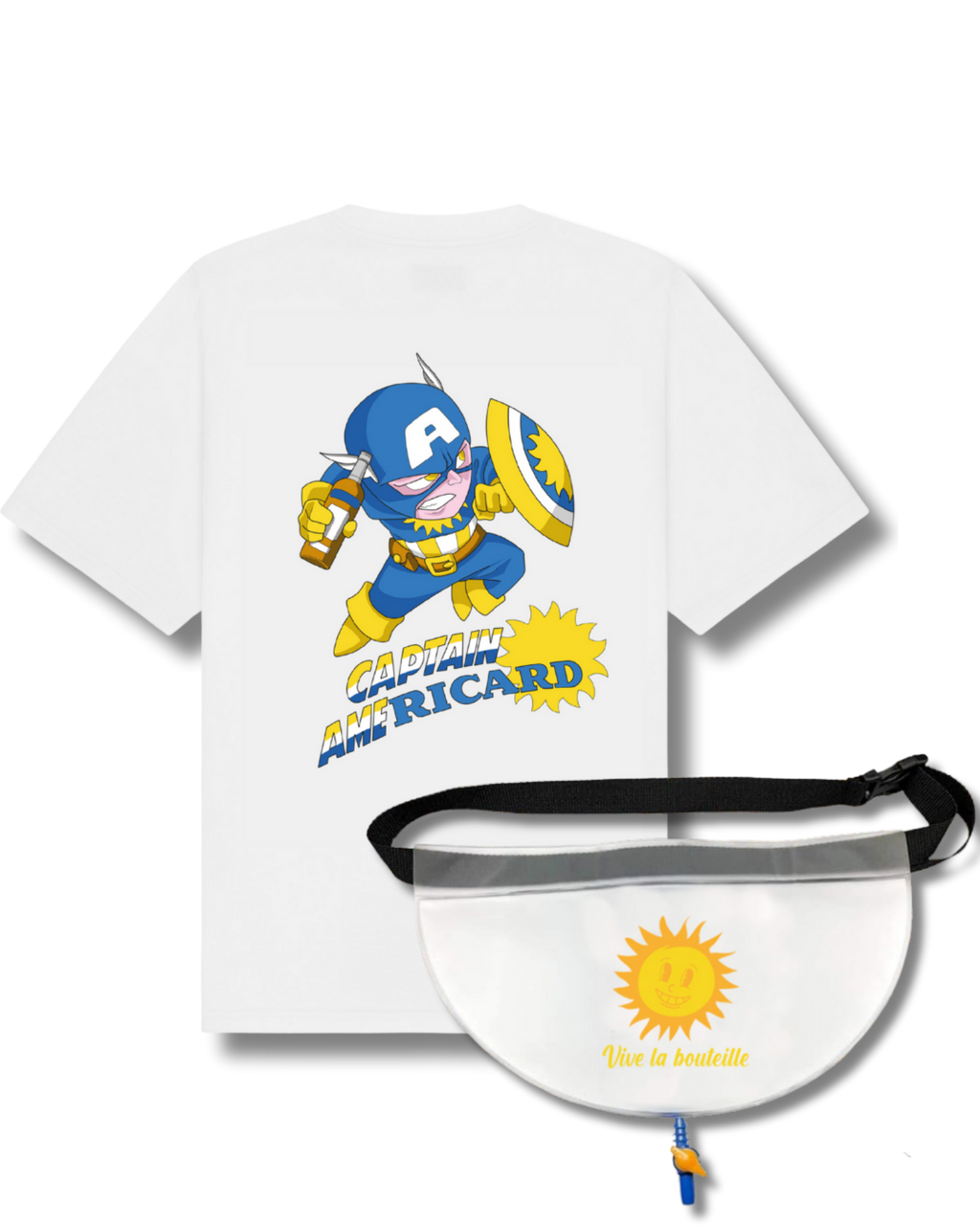 Pack teesh Captain + Sacoche secrète