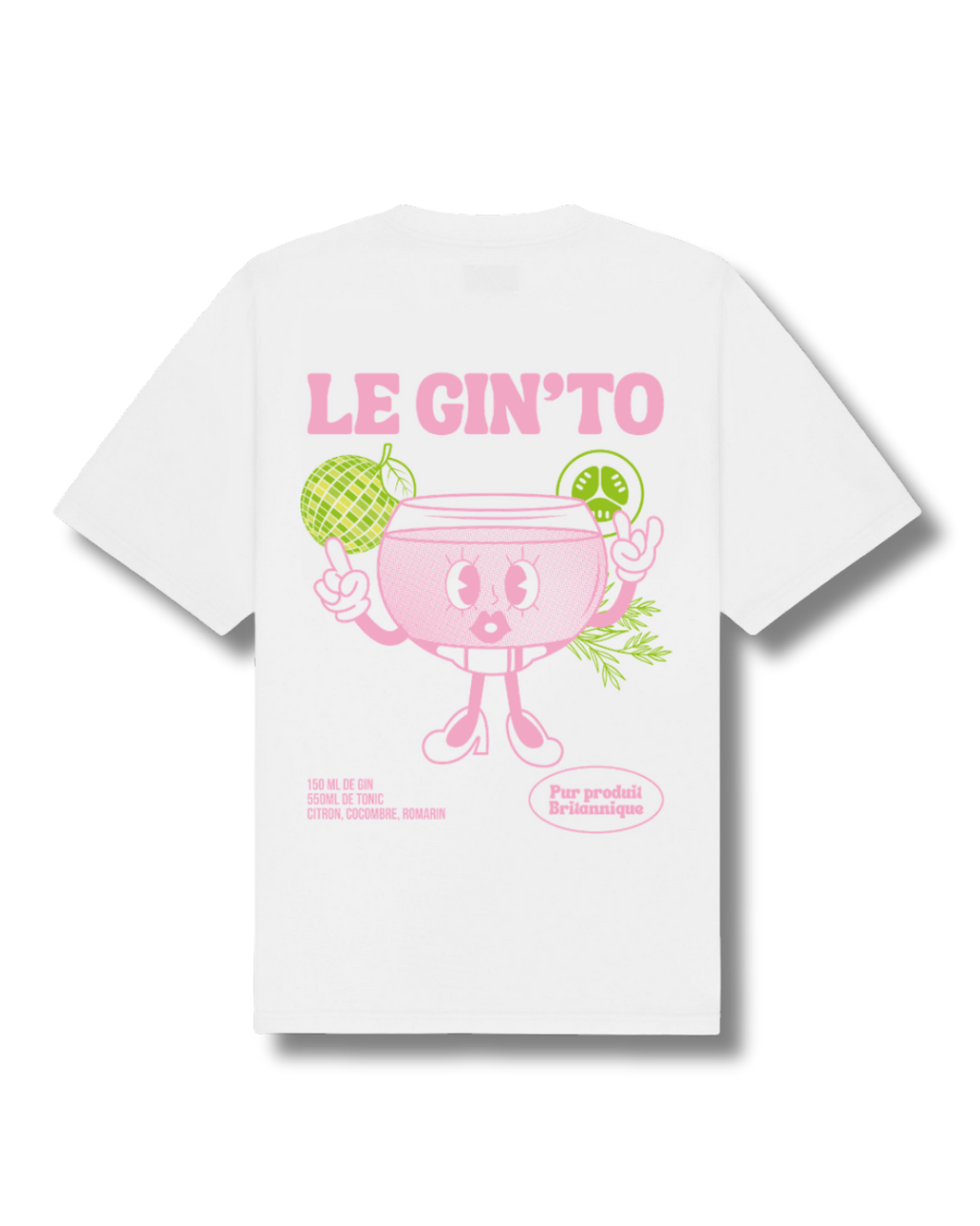 T-shirt gin tonic " Le Gin'to " 🍸