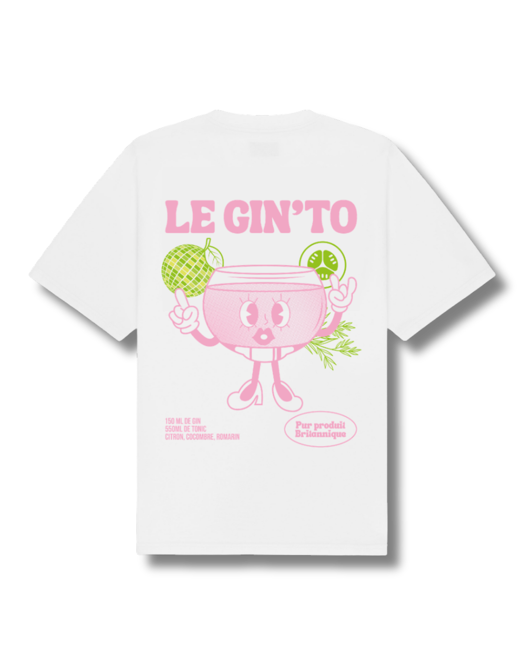 T-shirt gin tonic " Le Gin'to " 🍸