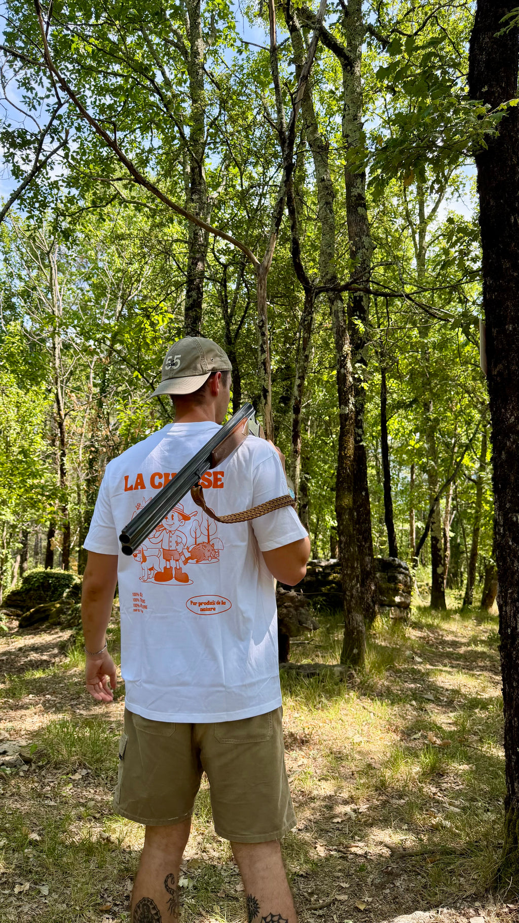 T-shirt chasse " La Chasse " 🧡