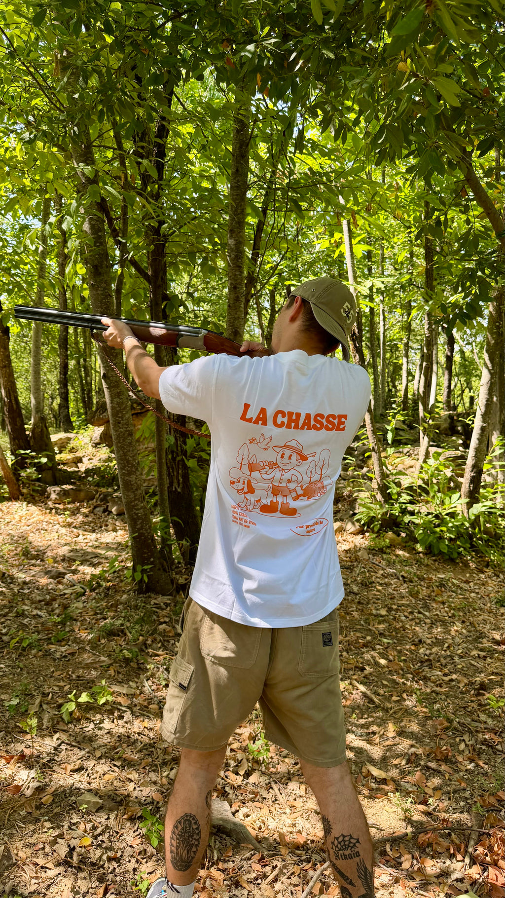 T-shirt chasse " La Chasse " 🧡