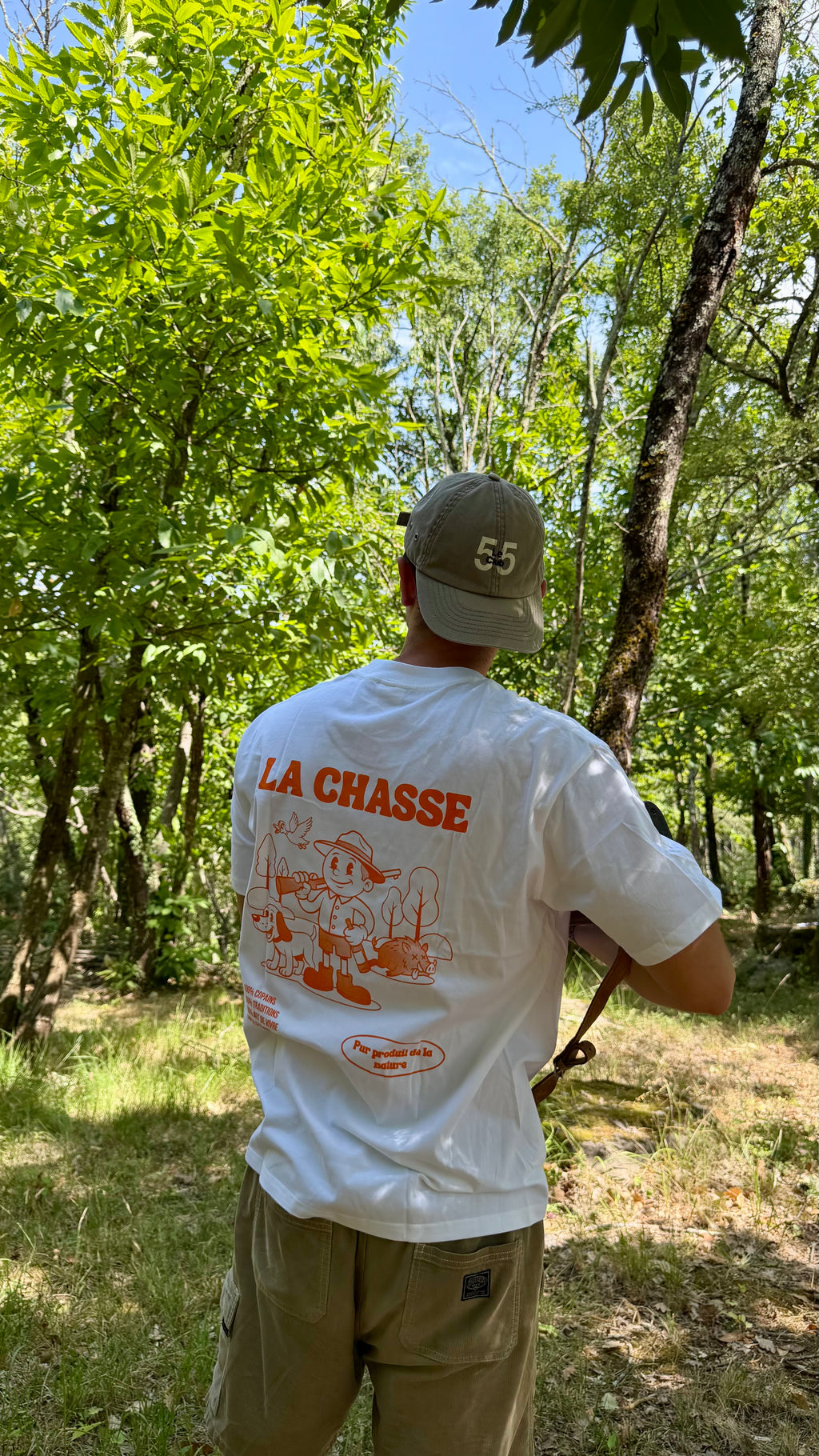 T-shirt chasse " La Chasse " 🧡