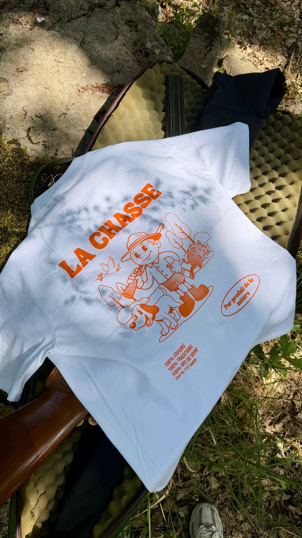 T-shirt chasse " La Chasse " 🧡