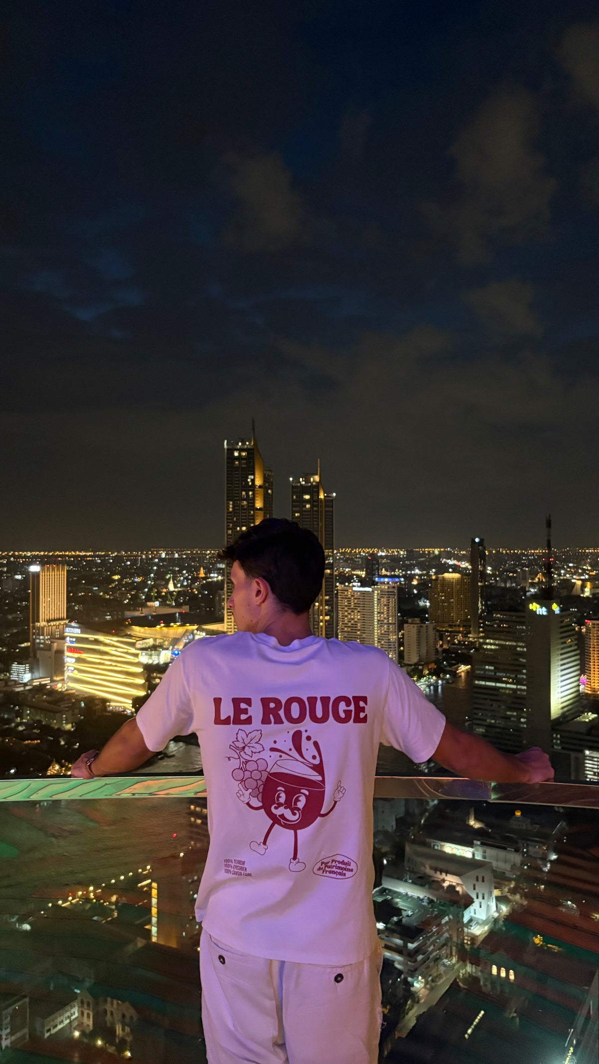 T-shirt vin rouge " Le rouge " 🍷