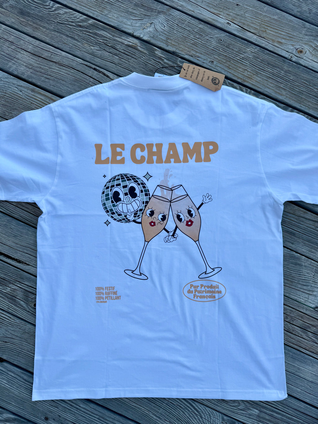 tshirt champagne femme